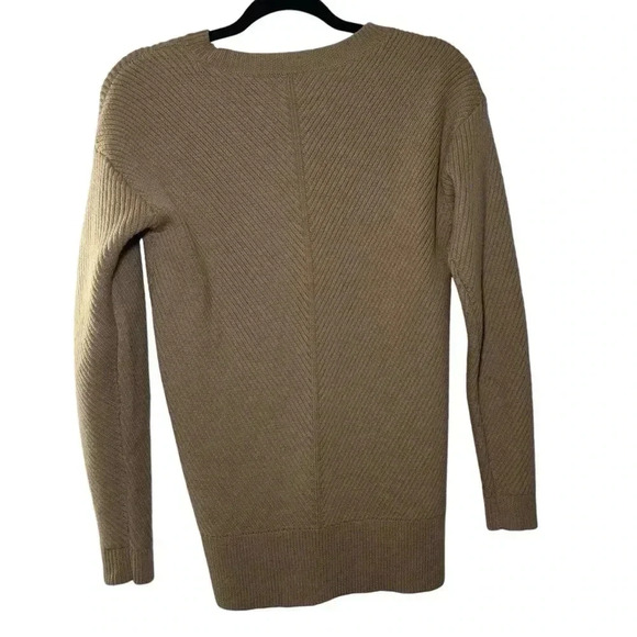 Aritzia Wilfred Free Isabelli Sweater Crew Neck Pullover Long Sleeve Brown XXS - Picture 7 of 8